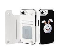 Easter Rabbit Bunny Golf Ball Wallet Phone Case Compatible with iPhone 16 E Flip Phone Case with Card Holder