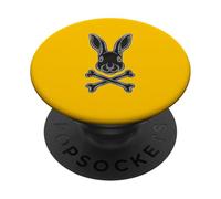 Easter Rabbit Crossbones Gothic Bunny Jolly Roger Flag Egg PopSockets Adhesive PopGrip