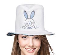 Easter Rabbit Cup Hat | Accessoires pour Animaux en Nylon Saveur Bœuf, Rabbit Hat | For Men Women Boys and Girls Home Indoor Outdoor Party Holiday Cosplay