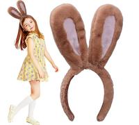 Easter Rabbit Ears Headband - Skin Sagging Correction Solution - Upright Headpiece Style - Reinforced Inner Wire + Finish in