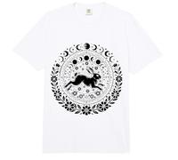 Easter Rabbit Eostre Pagan Spring Moon Witchcraft Ostara Comfort Colors Adult Heavyweight T-Shirt