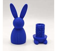 Easter Rabbit Maze Box, Multi-Layer Maze Challenge with Engraved Pattern, Rabbit Puzzle Box Secure Compartment for Bills & Jewelry, Creativity Educational Toy, for Adults, Kids & Teen (Blue)