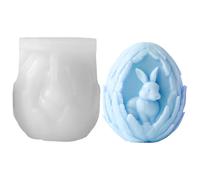 Easter Rabbit Mold | Reusable Flexible Craft Tools | Spring Decoration Silicone Easter Rabbit Molds - For Soap & Candle Plaster Making