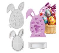 Easter Rabbit Silicone Mold,Decorative Rabbit Egg Shaped Concrete Art For Decoration,Epoxy Resin Molds | For Table Centerpieces At Dinners Weddings And Home