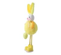 Easter Rabbit Standing Easter Rabbit Doll Desk Decoration Enchanting Spring Decoration with Children's Room Table Shelf Library Party