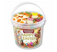 Easter Random Mixed Sweets Tub 1kg - Carrots, Fried Eggs, Rabbit Heads & Bunnies