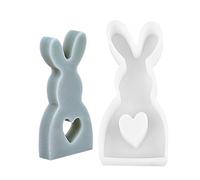 Easter Resin Mold - Bunny Resin Mold | Easter Candle Silicone Mold, Easter Bunny Non-Stick Mold for Easter, Valentine's Day, Mother's Day