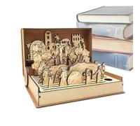 Easter Resurrection Scene Set - Family Easter Holy W ift | Wooden Holy W ook Playset Easter Book Kit Easter Resurrection Scene Wooden Ornaments For The Home Table