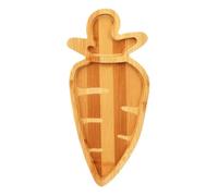 Easter Serving Tray - Wooden Charcuterie Board | Funny Carrot Bunny Shaped Serving Platter for Desserts, Cookie, Cake, Fruit & Snacks, Perfect for Spring Party, Holiday Table Decor & Catering