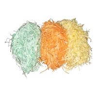 Easter Shredded Tissue Paper Triple Pack Basket or Hamper Filling Gift Wrapping - Orange Yellow Green mix