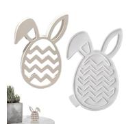 Easter Silicone Mold, Easter Molds - Silicone Mould for Easter Bunny Decoration | Eggshell Shape Silicone Molds, Lightweight Christmas Cake Mold, Decorate