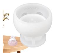 Easter Silicone Molds - 3D Bunny Candle Mold for Cake Decoration | Reusable Rabbit Mold for Fondant Chocolate Candy Jelly | Soap Making - Ideal for Easter Treats Crafts Family Gatherings