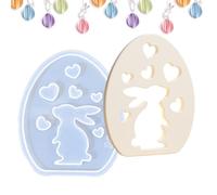 Easter Silicone Molds - Epoxy Easter Mold | Hollow Rabbit Egg Mold for Plaster Concrete | Epoxy Resin for Decorations, DIY Crafts and Decoration D
