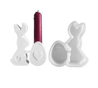 Easter Silicone Molds | Mould for Crafts Crafts, Mould for Candles and Rabbit Figures, for Plaster, Cement, Clay, Soap and Candles