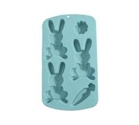 Easter Silicone Molds, Resin Casting Mold for Shaping, 3D Bunny Shape Crafts Casting Tool with Flexible Easy-Release, Artisan Confectionery Accessory for Gummy Fabricating, and Soap Sculpting