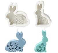 Easter Silicone Moulds, Easter Candle Moulds, E-Aster Candles Bunny Candle Mould, Rabbit Silicone M-oulds for C-andle Making, Ea-Ster Mould for Making Candles Soap Wax, E-Aster Handmade Gifts