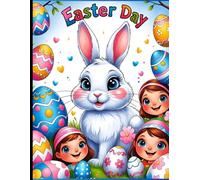 Easter Sketchbook: Easter Kids Sketchbook Cover, 112 Pages, 8.5 x 11 Page Size, 110 Blank Pages, Sketch and Drawing, Happy Easter Day Kids Gift.