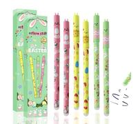 Easter Special Edition Erasable Pens 3 Pack, Pen With Eraser, Pink, Green, And Yellow, Eraser Pens Feature Easter Bunny And Egg Designs, 0.5mm Nibs, Friction Pen Blue Suitable For office (2 st)
