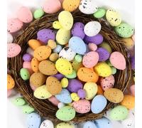 Easter Speckled Eggs, 2026 New Foam Easter Eggs, Multicolored Easter Eggs Decorations for Easter Basket Fillers Table Setting Spring Party Favors