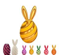 Easter Spiral Decompression Rabbit Egg, Easter Fidget Toys, Easter 3D Printing Mystery Bunny Egg Fidget Toy, Bunny Ear Design 3D Printed Spiral Egg Fidget Toy, Easter Basket Stuffers (G)