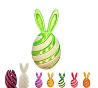 Easter Spiral Decompression Rabbit Egg, Easter Fidget Toys, Easter 3D Printing Mystery Bunny Egg Fidget Toy, Bunny Ear Design 3D Printed Spiral Egg Fidget Toy, Easter Basket Stuffers (E)