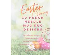Easter & Spring Mug Rug Patterns & Templates for Punch Needle and Embroidery