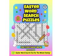 Easter & Spring Word Search Puzzle Book For Adults & Seniors: 125 Relaxing Easter Puzzles with 2,000 Themed Words to Find Plus Full Solutions