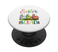 Easter Squad Three Colorful Bunny Sheeps Chocolate Eggs PopSockets Adhesive PopGrip