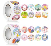 Easter Stickers - 1000Pcs Happy Easter Stickers for Children Creative Art Supplies & Decorations, Craft and Card Making