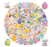 Easter Stickers Set, 100PCS Easter Bunnies Sticker Packs, Spring Easter Stickers for Kids,Vinyl Waterproof Easter Stickers for Personalize Laptop, Organ, Guitar, Skateboard, Luggage Graffiti Decals