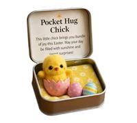 Easter Stuffed Toy - Mini Soft Doll in a Box | Inspirational Plush with Card for Family, Friends, Easter Holiday, Affirmation, Gift Giving, Home Decor, and Festive Celebration