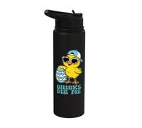 Easter Sunday Chicks Dig Me Funny Chicken Lover Boys Kids Stainless Steel Insulated Water Bottle