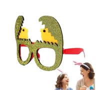 Easter Sunglasses Craft - Bunny Ears Chick Eggs Party Favors - Lightweight Easter Glasses with Vivid Colors for Easter Party Photo Props