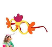 Easter Sunglasses Craft - Funny Photobooth Props with Bunny Ears Chick Eggs | Cute Easter Accessories Easter Glasses for Family Friends Colleagues