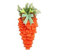 Easter Swag Artificial Orange Eastern Lights Hair Decor Door Hill, Orange Eastern Lights Crotel Decor, Seasonal, Decorative Signs and Ornaments for Mother's Day, Thanksgiving, White Holy
