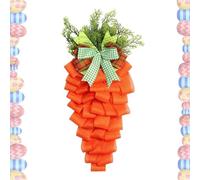 Easter Swag - Orange Artificial Easter Orange for Door Decorations | Seasonal Furniture, Decorative Signs and Ornaments, Easter Carrot Decor Orange Artifices