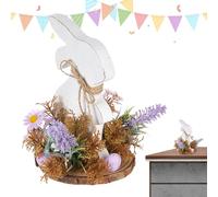 Easter Table Decoration - Festive Wood Decoration - Spring Table Center Pyramids,Spring Party Church Living Room Bedroom Office Apartment Bookcase Bedside Table Side