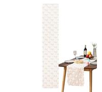 Easter Table Runner - 233 x 33 cm with Cute and Breathable Rabbit Ears, Long Holiday Table Runner | Home Apartment Kitchen Dining Room Restaurant Party Easter Spring C