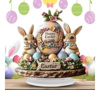 Easter Table Sign Holiday Tabletop Ornament