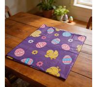 Easter Tablecloth Plastic Rectangular Cover for Brunches Egg Hunts and Spring Themed Parties with Spill Resistance (Easter No. 5 137 * 274)
