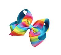 Easter Theme Bowknot Hair Barrette Bunnies Print Hair Clip For Kids Adults For Festival Parties And Gatherings