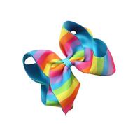 Easter Theme Bowknot Hair Barrette Bunnies Print Hair Clip For Kids Adults For Festival Parties And Gatherings