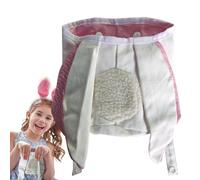 Easter Tote Bags, Fabric Bags for Easter Bunnies, Spacious Washable Hare Bag, Enchanting Storage for Home and Organization for Kids, Holiday Decor, I
