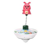 Easter Toys - 16.8x13.5x13.5cm Funny Rotating Electric, Music Light Bunny, Interactive Educational Learning Tool | Children Family Home School Classroom Travel Camping Birthday Holiday Party Collectib