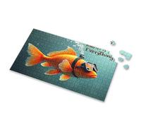 Easter Toys For Kids Ages 4-8 Mindset Is Everything, Even For A Fish! Picture Puzzle 3 Year Old Girl Gifts 500 Piece Puzzles(1000PCS)