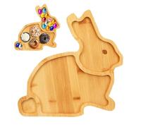 Easter Tray - Wooden Rabbit Shape Carrot Board, Deli Serving Tray, Funny Deli Serving Tray, Food Display Stand, Use Desserts, Snacks | Perfect for Decoration