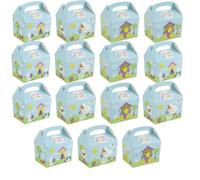 Easter Treat Bags for Kids | Egg Hunt Kit With Chick and Bunny Designs | Party Decorations and Accessories (15 Pack)