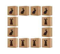 Easter Treat Boxes With Bunny Window - 12 Pack | Cute Paper Gift Boxes For Easter Candy, Chocolate, And Snacks, Ideal For Holiday Party Favors, Kids, Bakery Packaging, Classroom Treats,