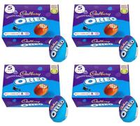 Easter Treat NewCadbury Mixed Creme Caramel, NewOreo, WhiteOreo Chocolate Eggs 5 Pack - Delicious Eggs Mixed Egg for Your Easter Celebration By Experts Supplies (x4 Pack, Oreo Egg 5 Pack)