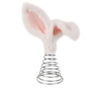 Easter Tree Topper - Easter Bunny Ears Tree Topper | Easter Bunny Ear Miniature Tree Topper Decorated | Cute Ears Tree Topper Decoration, Rabbit Ears Factory